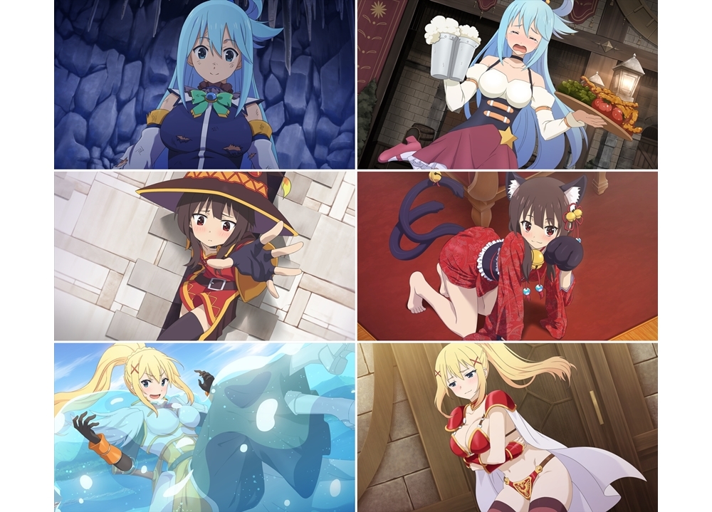 『このすば』ADVゲーム第二弾、アクア・めぐみん・ダクネスのキャラルート公開！