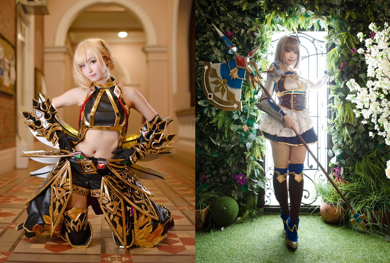 ゲーム『白猫プロジェクト』シャルロット、エクセリアのコスプレ特集