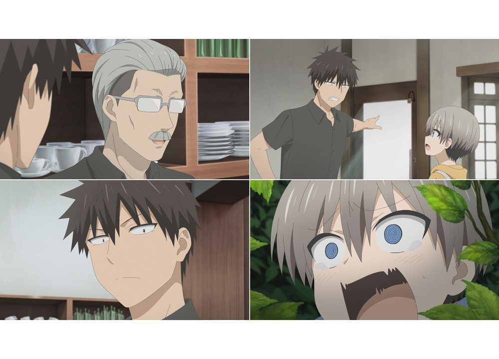 夏アニメ『宇崎ちゃんは遊びたい!』第2話「マスターは垣間見たい!」の先行カット到着!