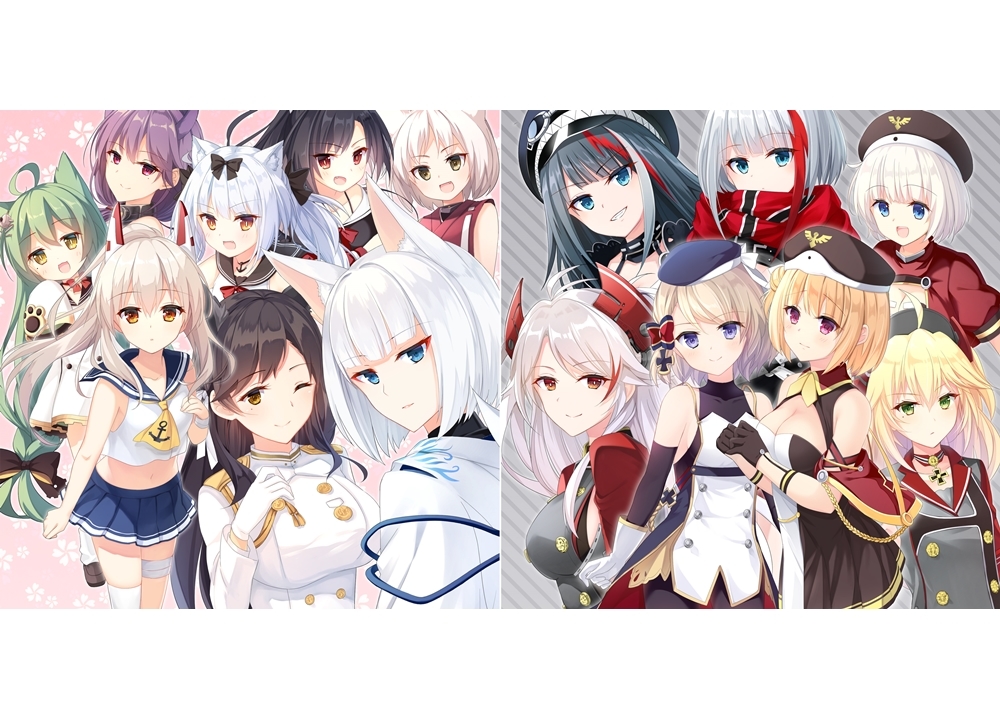 スマホゲー『アズレン』ドラマCDシリーズ第四・五弾のジャケ写解禁！