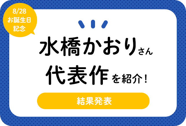 声優・水橋かおりさん、アニメキャラクター代表作まとめ（2020年版）