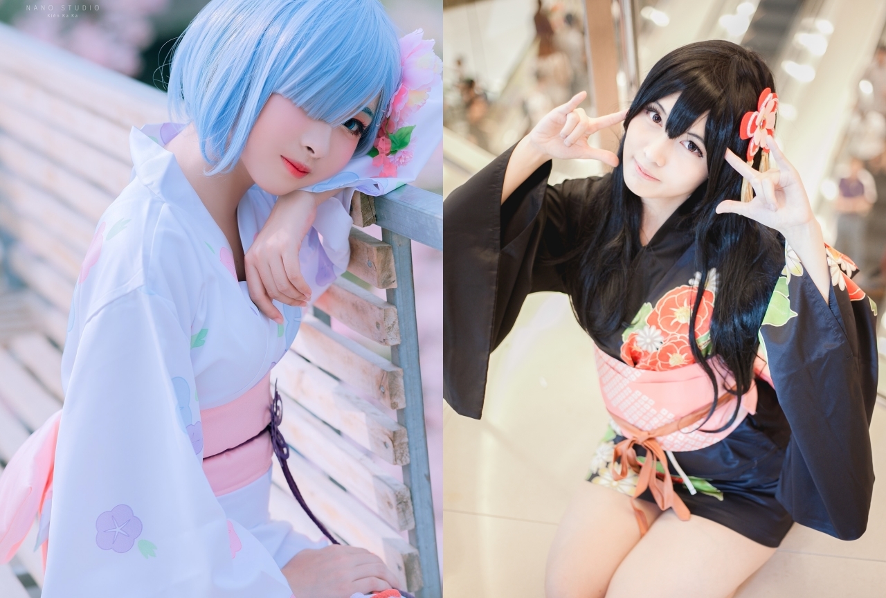 『リゼロ』よりレム、『ラブライブ！』より矢澤にこなど、浴衣姿のコスプレ特集