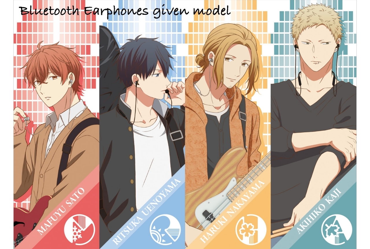 アニメ『ギヴン』とのコラボイヤホンがアニメイト通販にて予約開始！