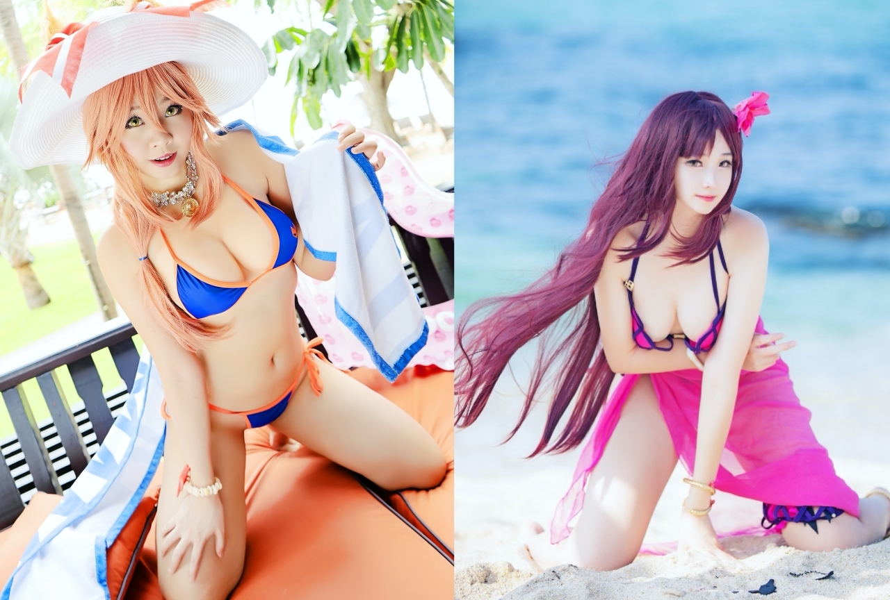 『FGO』水着姿のジャンヌ、スカサハ、北斎らのコスプレ特集