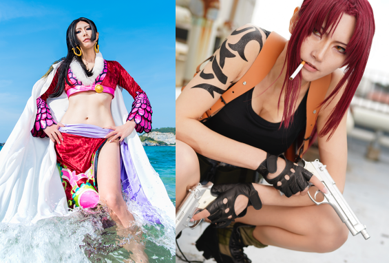 『ワンピース』『ブラックラグーン』などコスプレイヤー・鷹村アオイの美麗な写真＆インタビューを特集