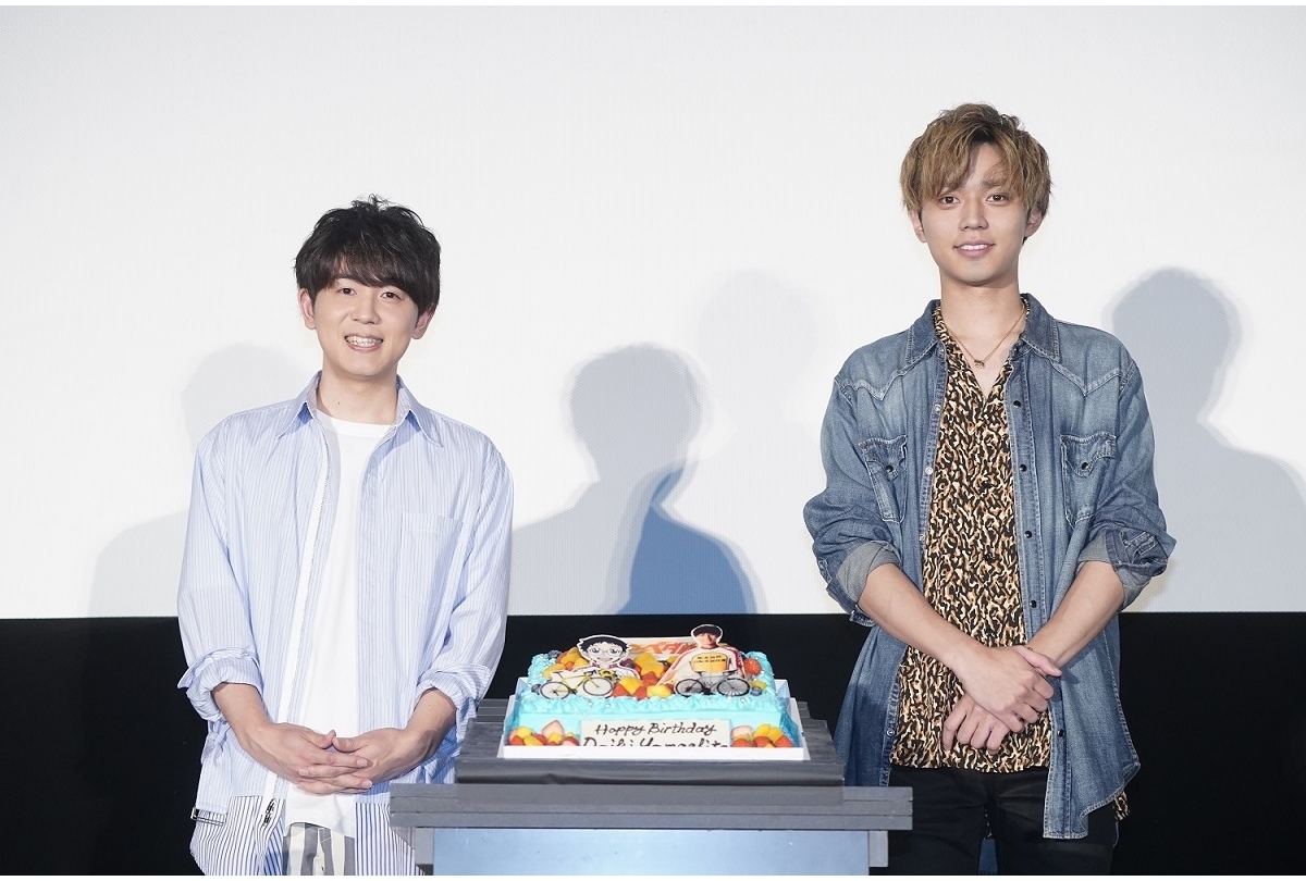 永瀬廉(キンプリ)と山下大輝が実写映画『弱虫ペダル』舞台挨拶登壇