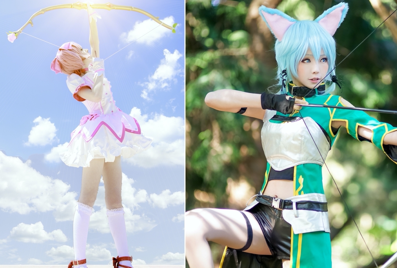 『まどマギ』『SAO』など弓使いキャラのコスプレ特集【弓道の日記念】