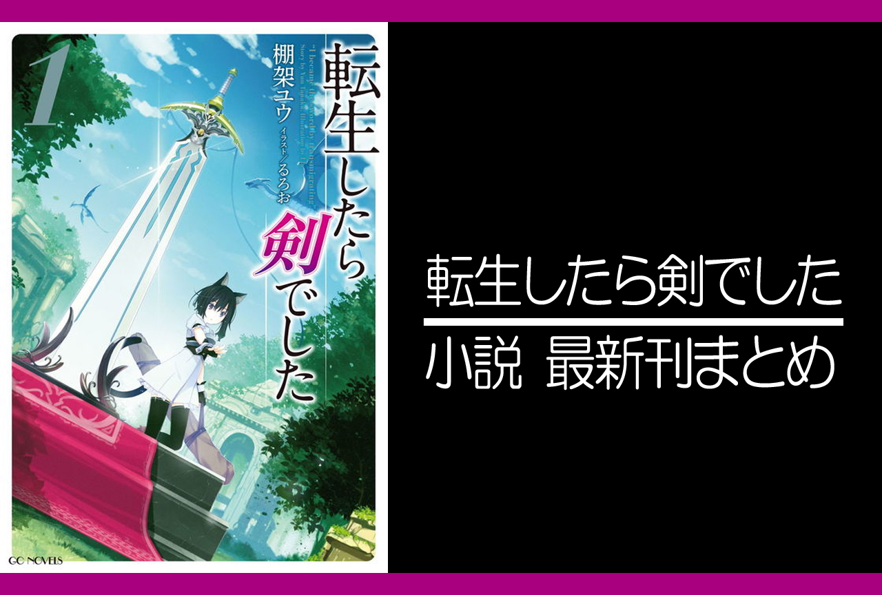 転生したら剣でした｜小説最新刊（次は17巻）あらすじ・発売日まとめ
