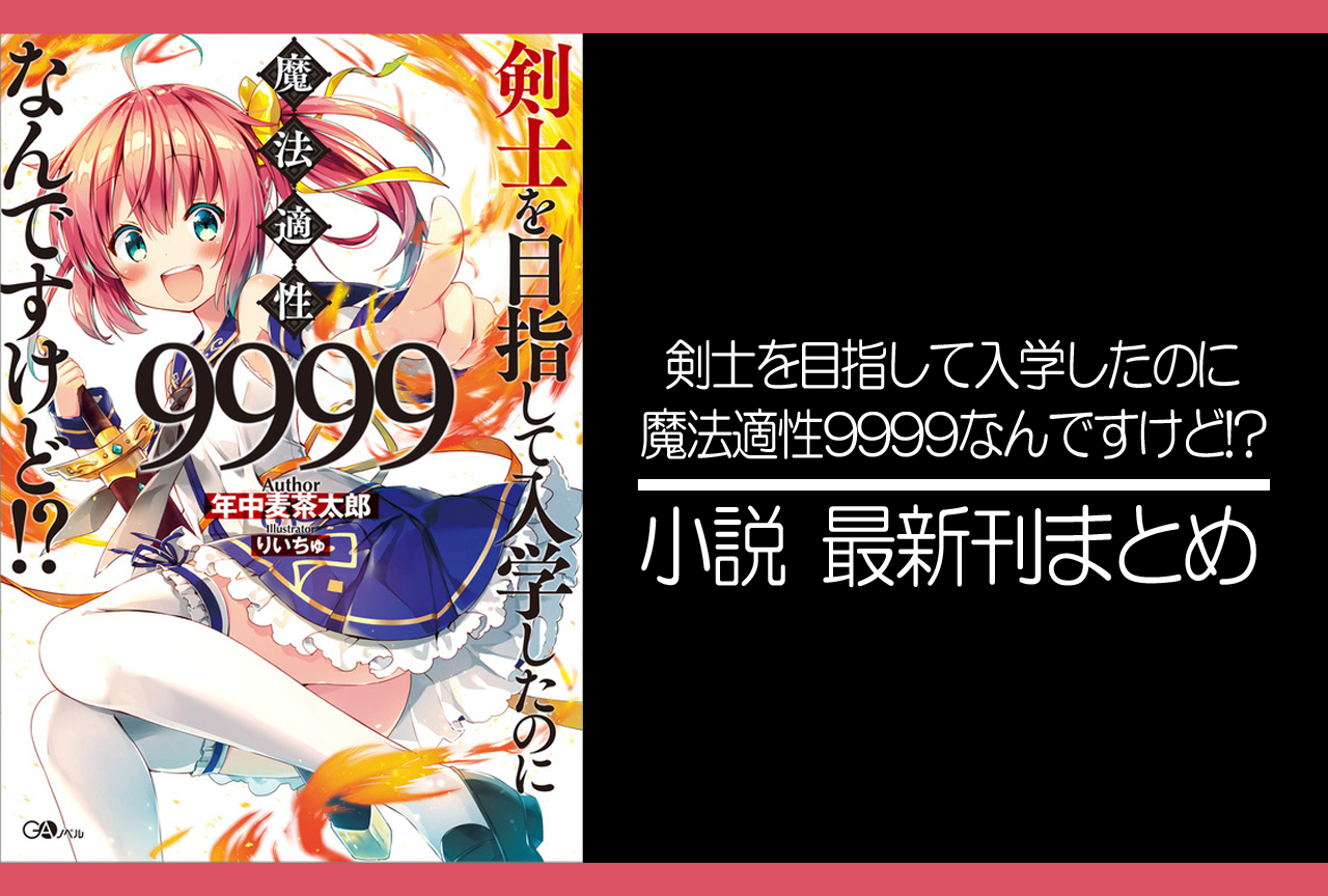 剣士を目指して入学したのに魔法適性9999なんですけど!?｜小説最新刊まとめ