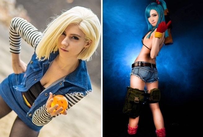 『ドラゴンボール』人造人間18号＆ブルマのコスプレ特集