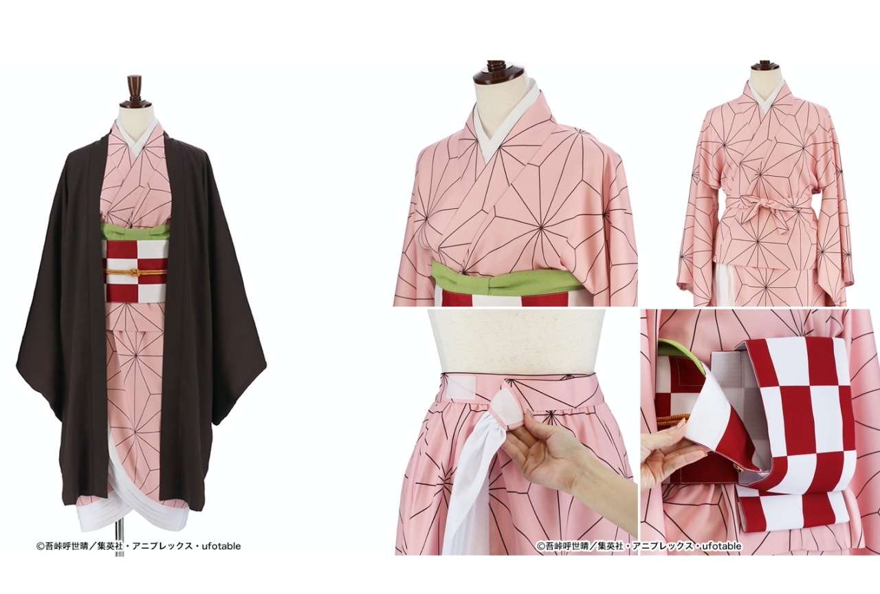 『鬼滅の刃』竈門禰?豆子のコスプレ衣装がセットで商品化