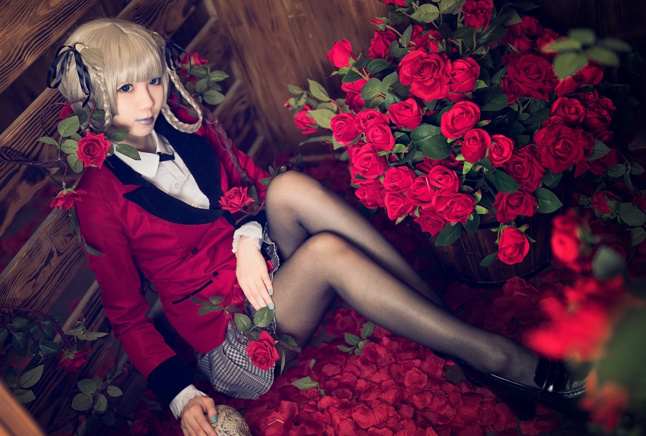 『賭ケグルイ』より桃喰綺羅莉のコスプレ特集