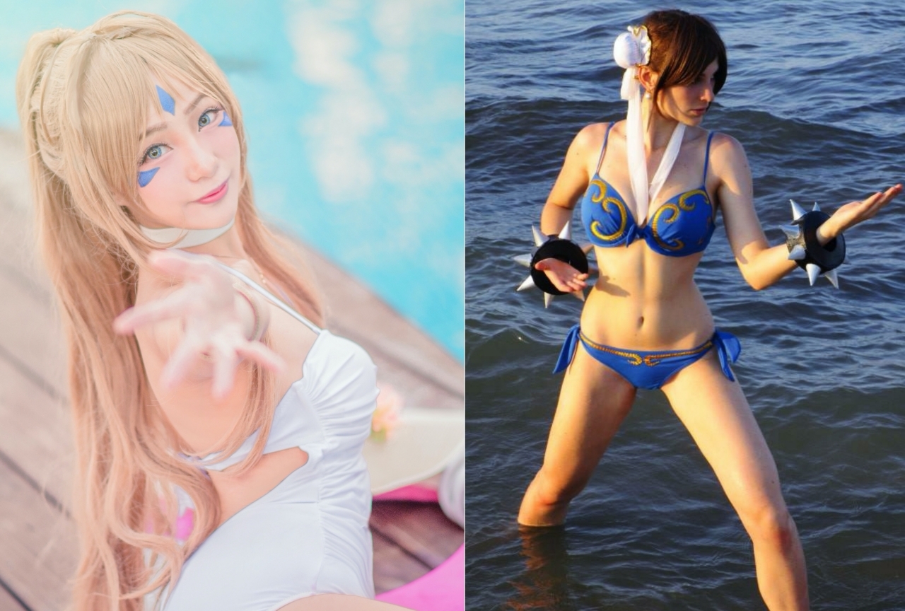 『ストII』『ああっ女神さまっ』『エヴァ』など水着キャラのコスプレ特集