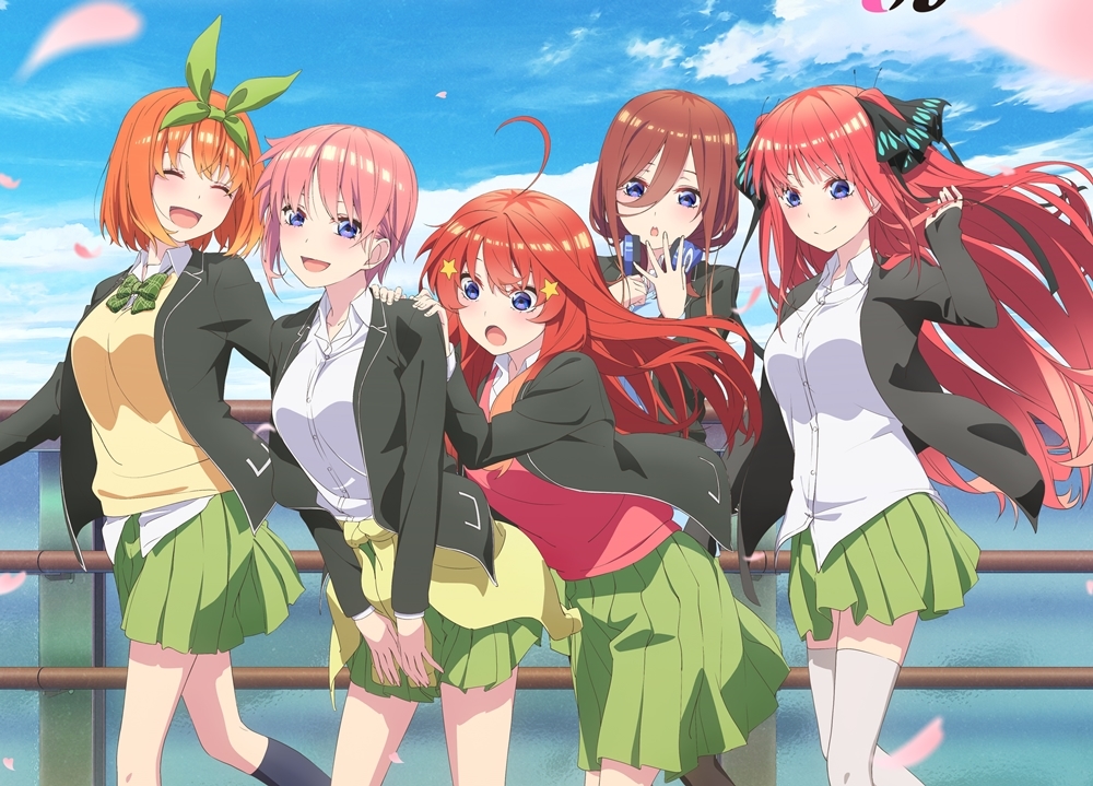 冬アニメ『五等分の花嫁∬』五つ子のキャラPVが5週連続で公開決定！