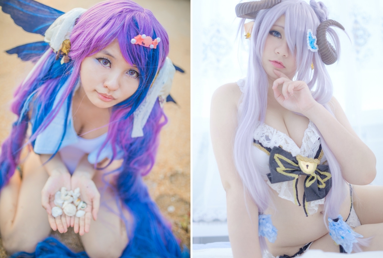 『シノアリス』『ペルソナ4』『グラブル』など水着キャラのコスプレ特集