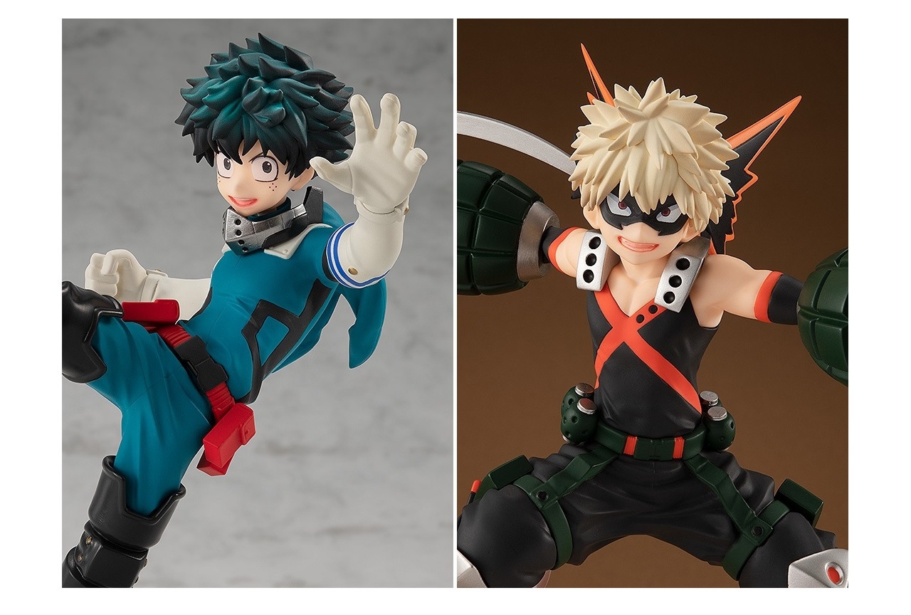 『ヒロアカ』緑谷出久と爆豪勝己がコスチューム姿でフィギュア化
