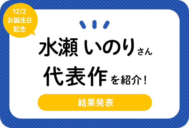 声優・水瀬いのりさん、アニメキャラクター代表作まとめ（2020年版）