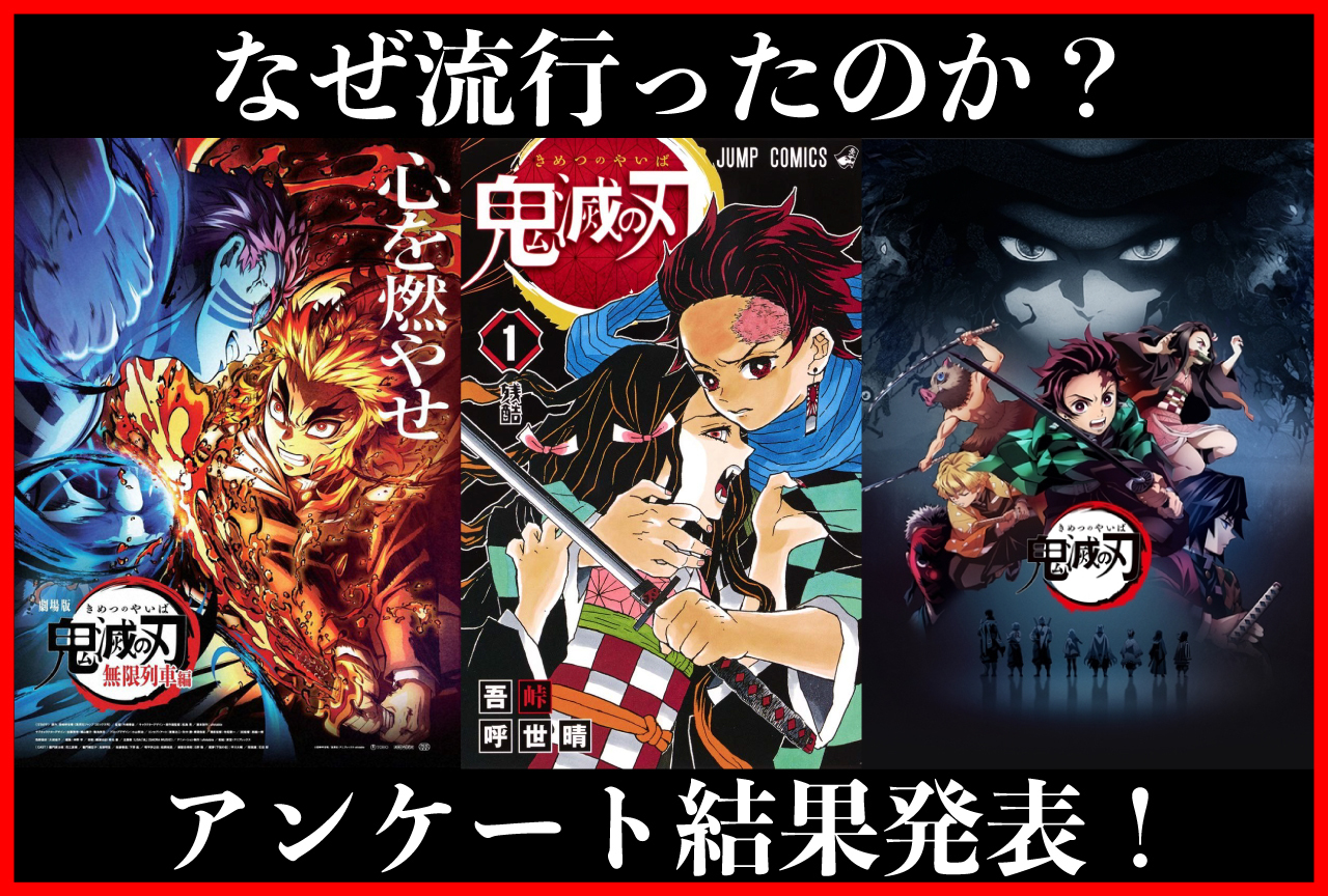 『鬼滅の刃』は、なぜ流行ったのか？ アンケート結果発表！