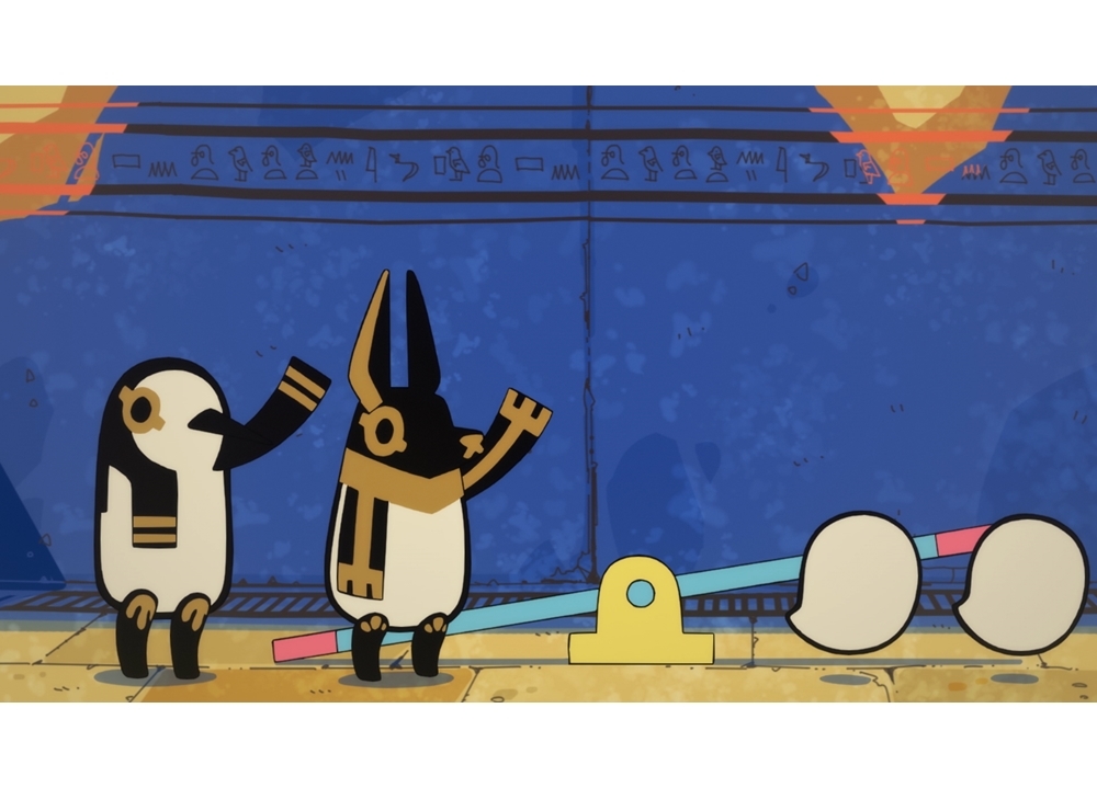 WEBアニメ『とーとつにエジプト神』第1話「とーとつにエジプト神」／「とーとつにアヌビス」場面カット公開！