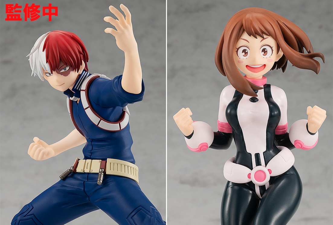 『ヒロアカ』轟焦凍＆麗日お茶子がヒーローコスチュームでフィギュア化