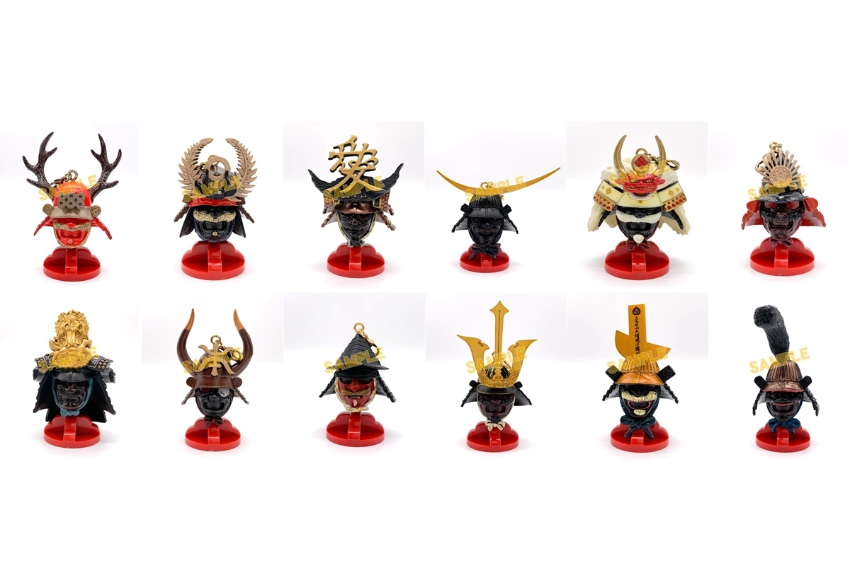 武将達の美麗兜をコレクション／「戦国兜根付」好評販売中!!