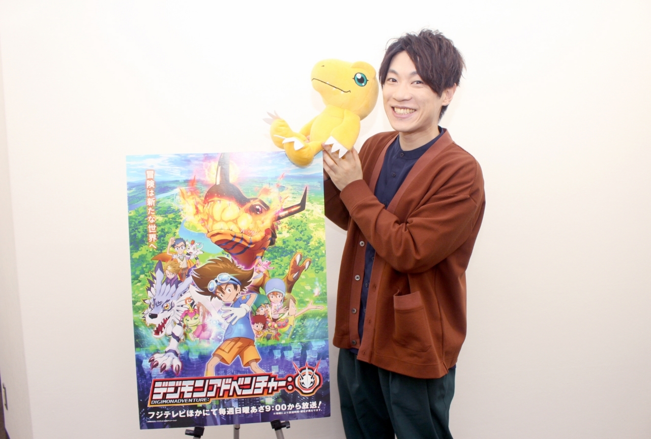 アニメ『デジモン:』コモンドモン役・横山だいすけさん収録後インタビュー