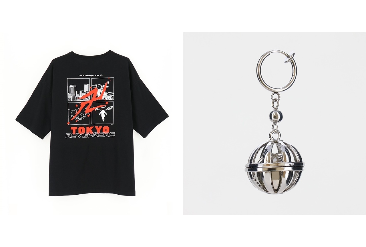 ACOS『東京リベンジャーズ』モチーフTシャツ＆ピアスが発売決定
