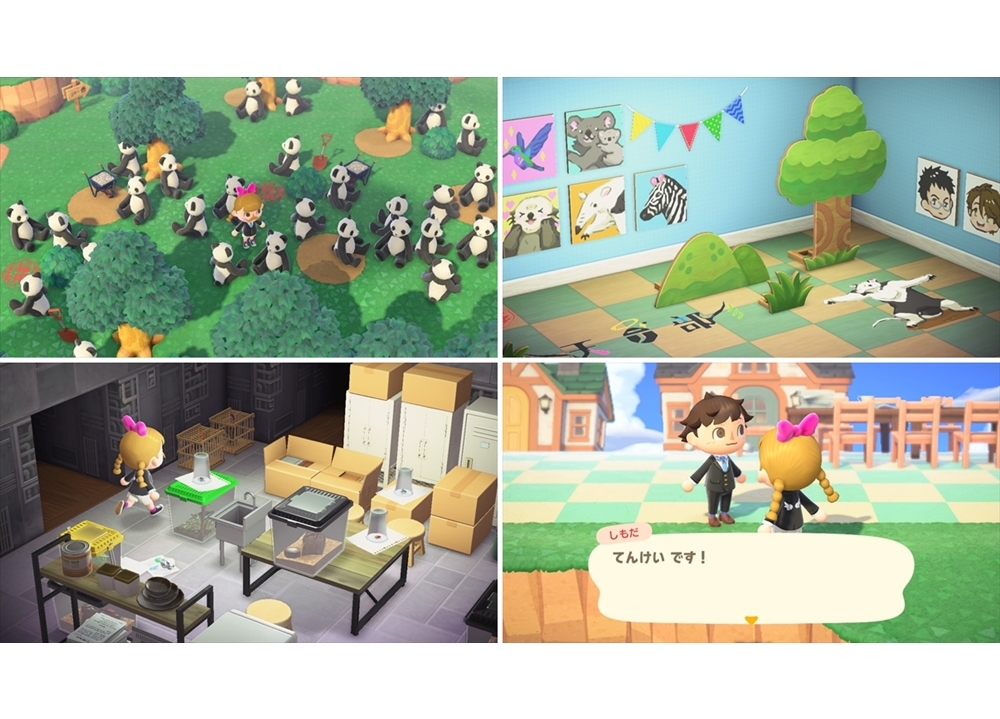 冬アニメ『天デ部』が『あつ森』で使用できるマイデザインを配布