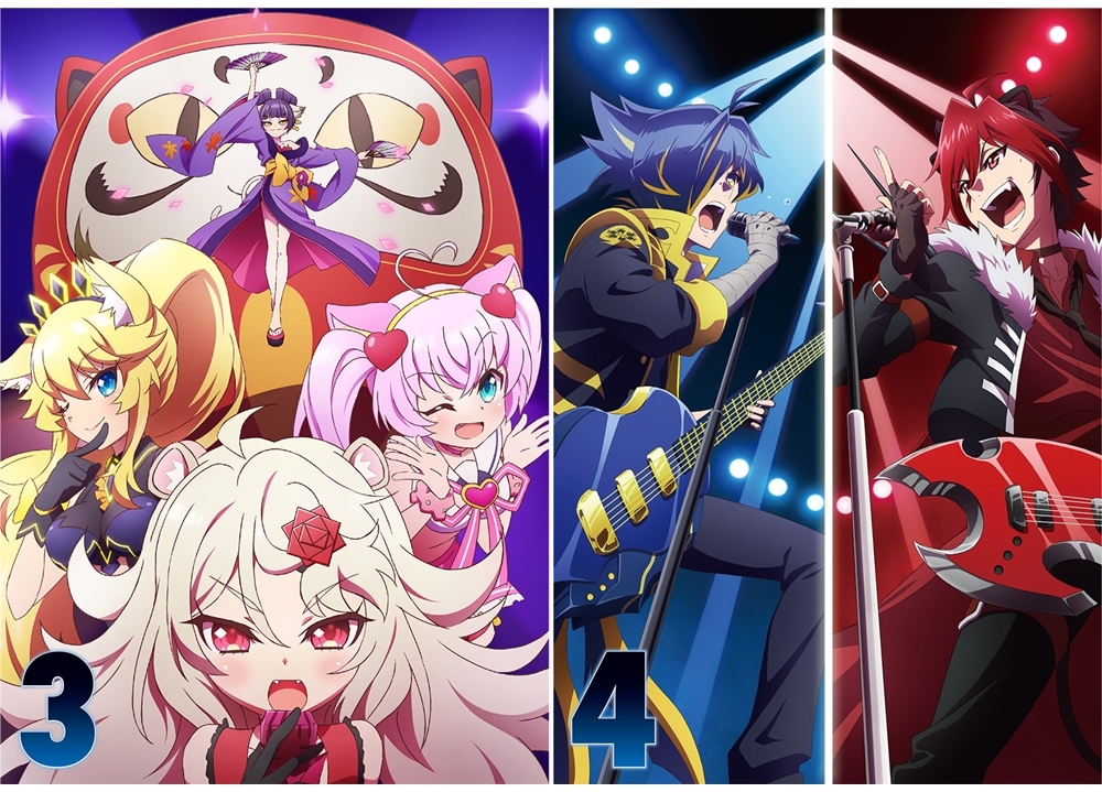 TVアニメ『SHOW BY ROCK!!STARS!!』BD第3・4巻のジャケット解禁!