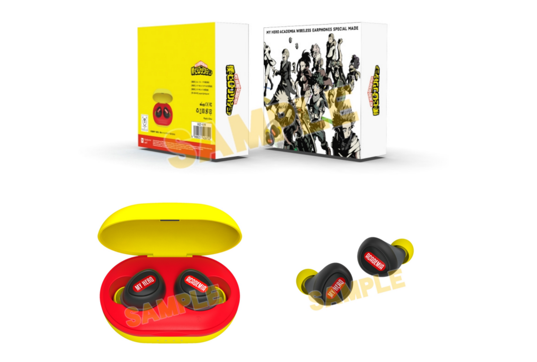 『ヒロアカ』×「TOoKA BASE」コラボモデル 完全ワイヤレスイヤホン登場