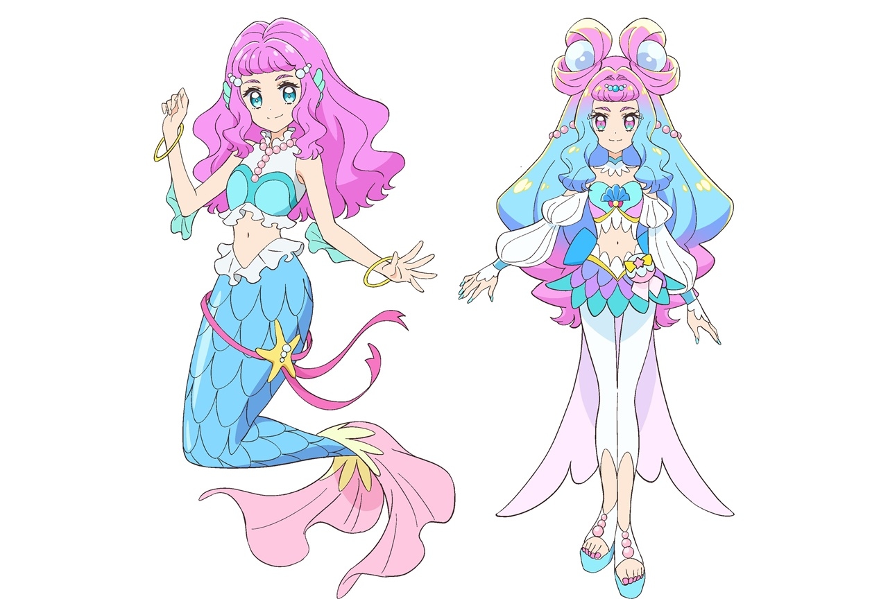 TVアニメ『トロプリ』人魚のローラ（cv.日高里菜）がプリキュアに変身