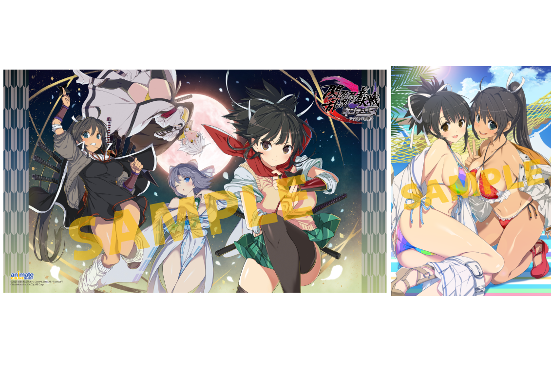 アクションRPG『閃乱忍忍忍者大戦ネプテューヌ -少女達の響艶-』アニメイト限定セットが登場