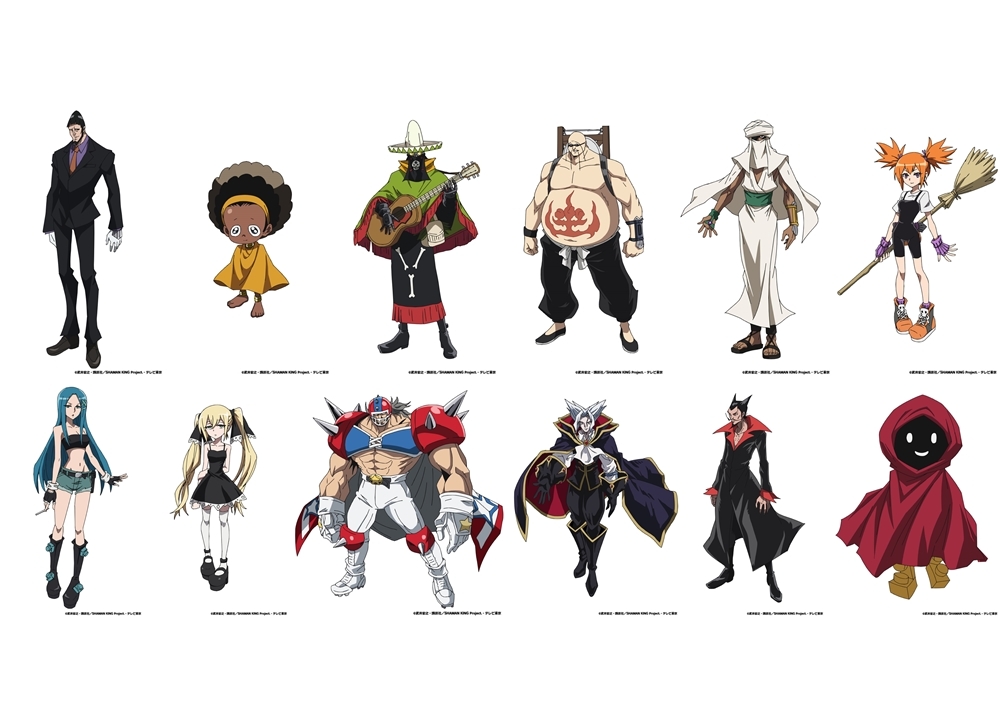 春アニメ『シャーマンキング』松田健一郎・林原めぐみらが演じる「ハオ組」キャラを一斉解禁！