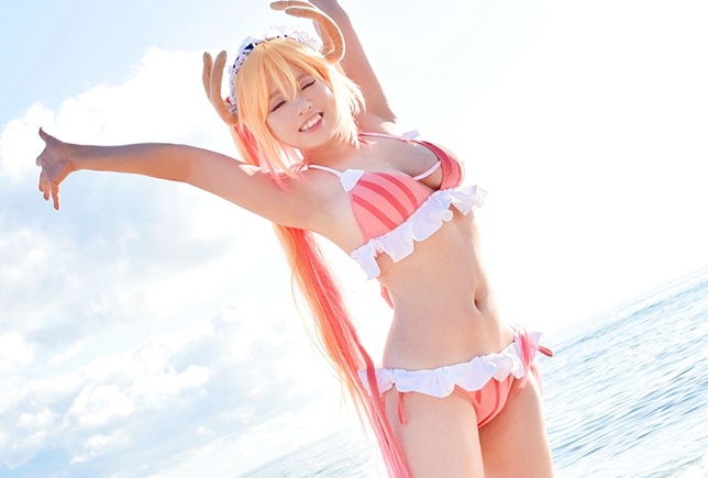 『小林さんちのメイドラゴン』トール、ルコアのちょっぴりセクシーなコスプレ特集