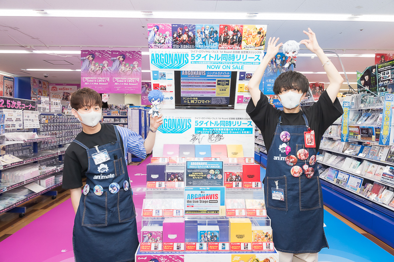 『アルゴナビス』伊藤昌弘＆小笠原仁がアニメイトの1日店長に挑戦