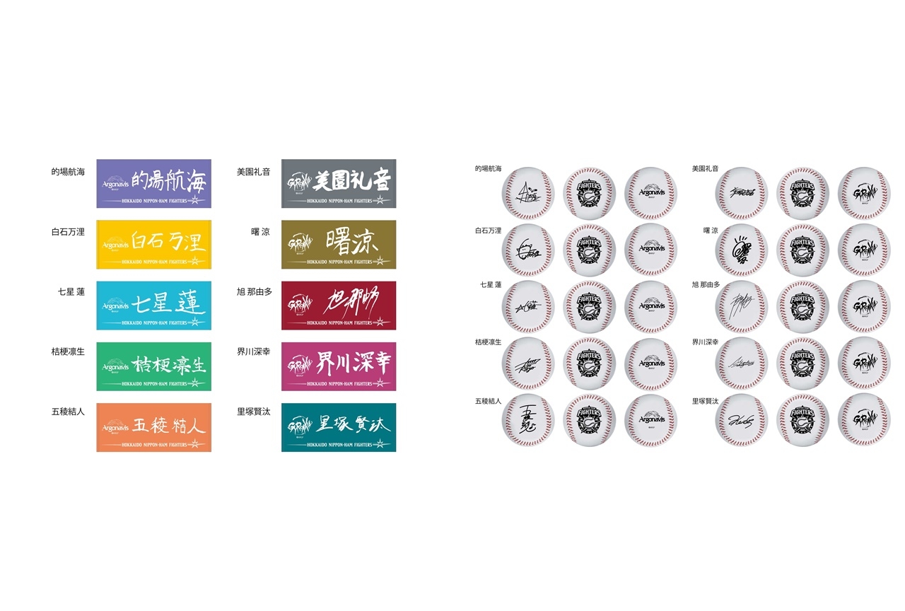 『アルゴナビス』とプロ野球チームのコラボ商品がアニメイト通販に登場