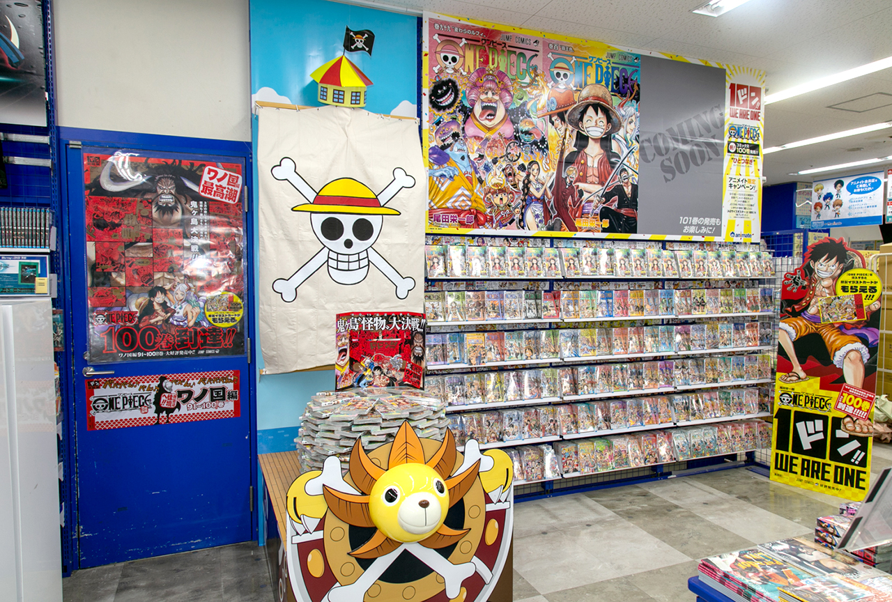 『ONE PIECE』100巻記念フェアをアニメイトで開催！池袋本店では特別仕様の展示も