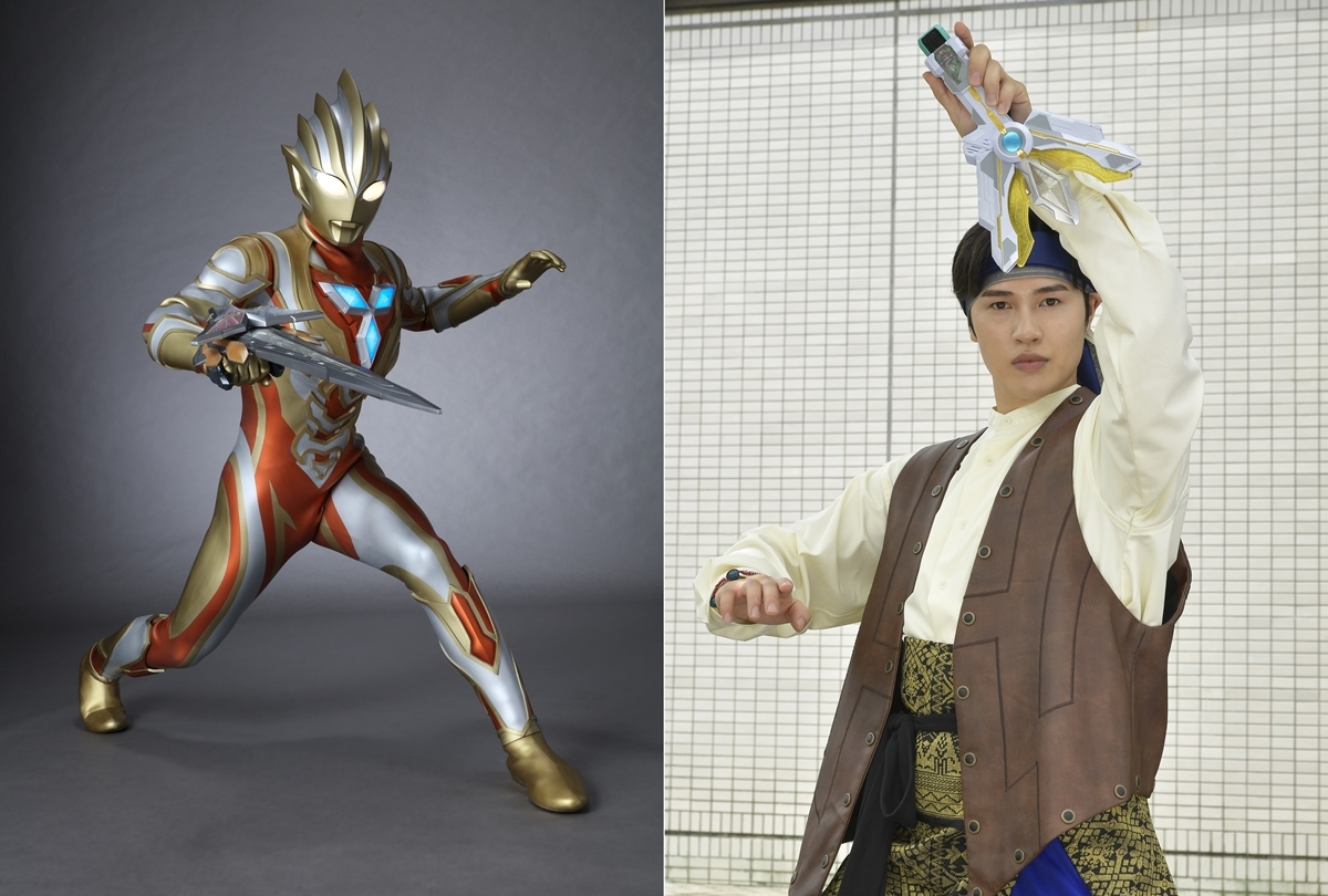 『ウルトラマントリガー』グリッタートリガー＆リブット人間体 登場