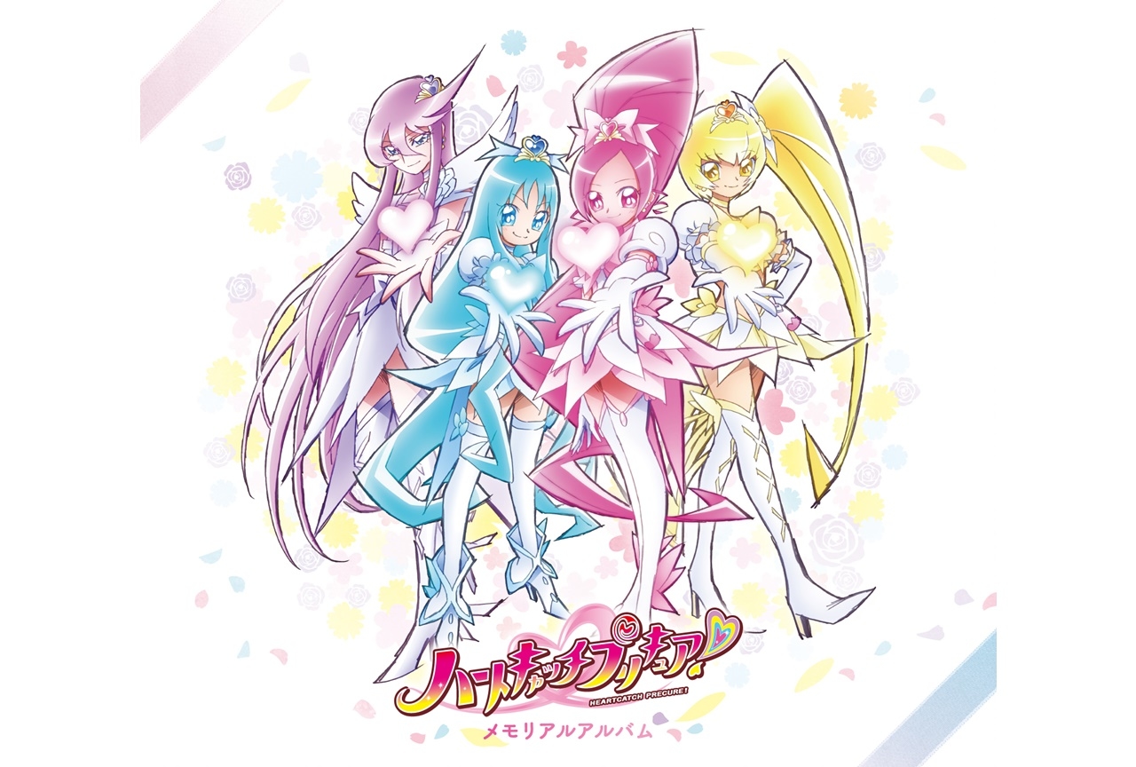 アニメ『ハトプリ』メモリアルアルバムジャケット＆特典ブロマイドが公開