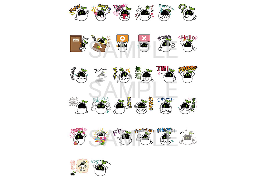『華Doll*』マスコット「PLANTs」のLINEスタンプ配信
