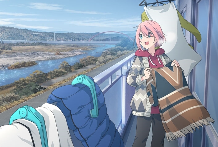 映画『ゆるキャン△』オフショットビジュアル第一弾（なでしこ）公開