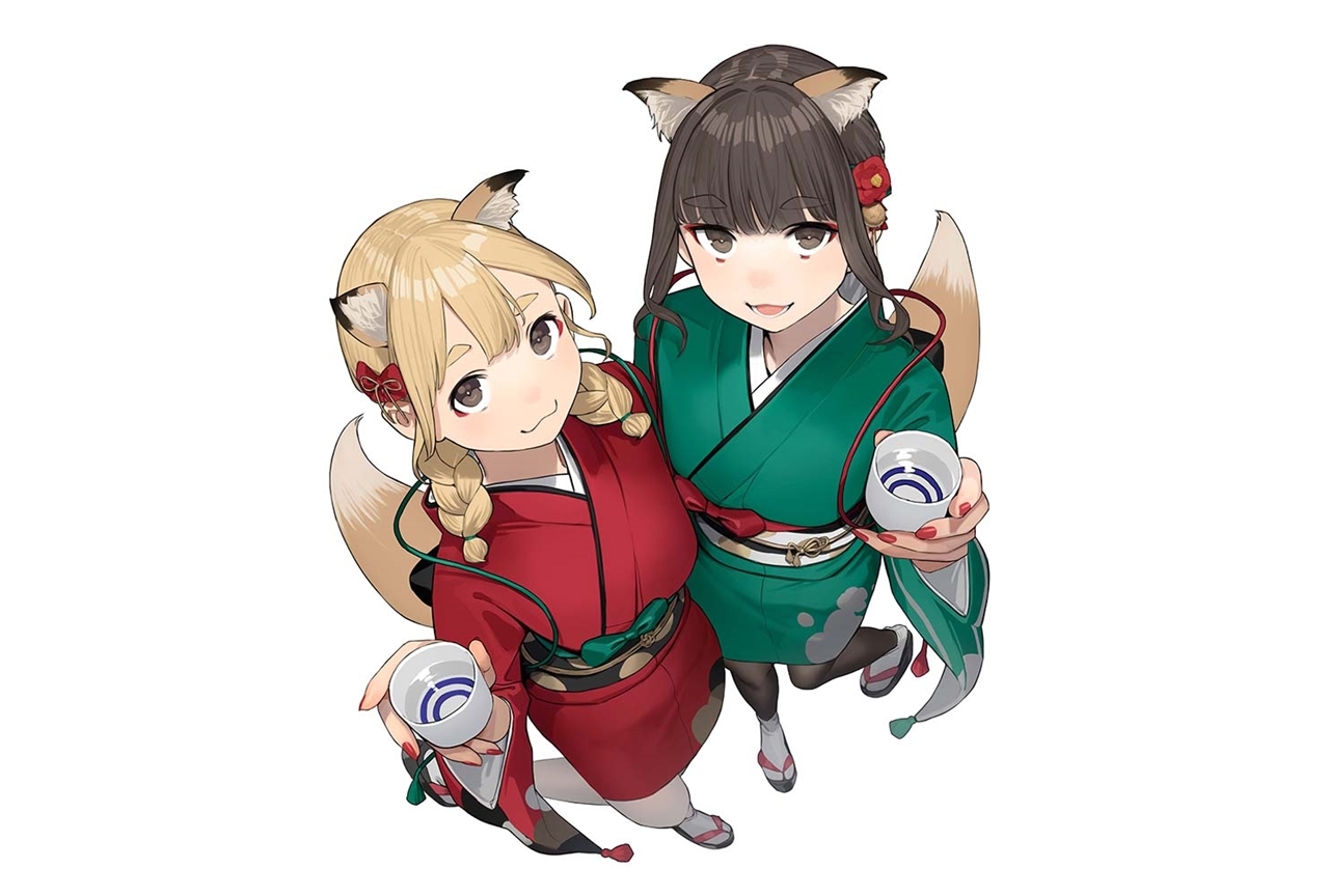 ASMR新シリーズ『日本酒のおとも』第一弾「キツネ姉妹とほんわか宅飲み」DL販売スタート！