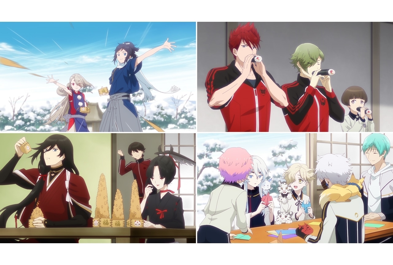 「特『刀剣乱舞-花丸-』〜雪ノ巻〜」節分を楽しむ刀剣男士たちの場面写真が解禁！