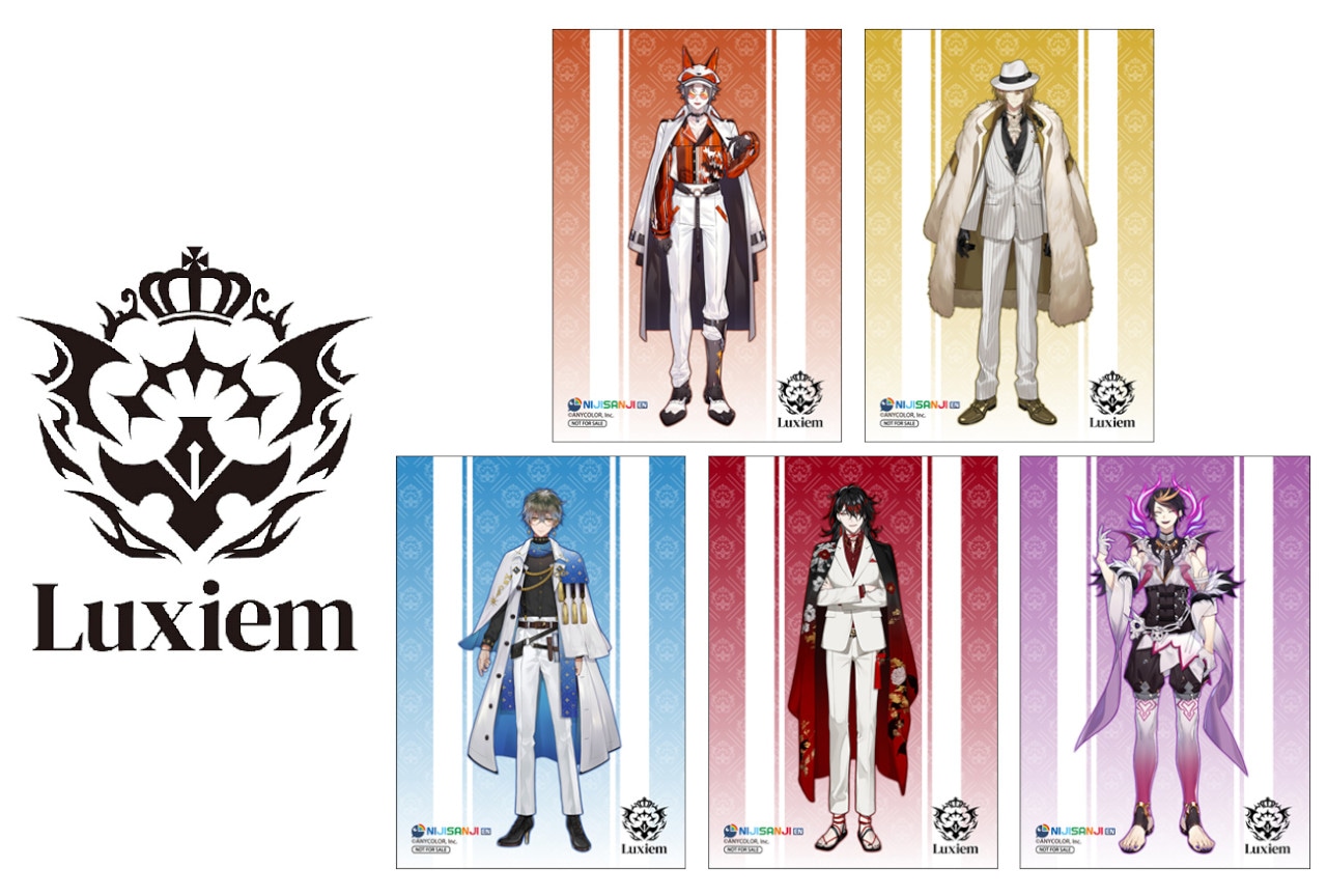 VTuberグループ・Luxiemのオンリーショップが6/4開始