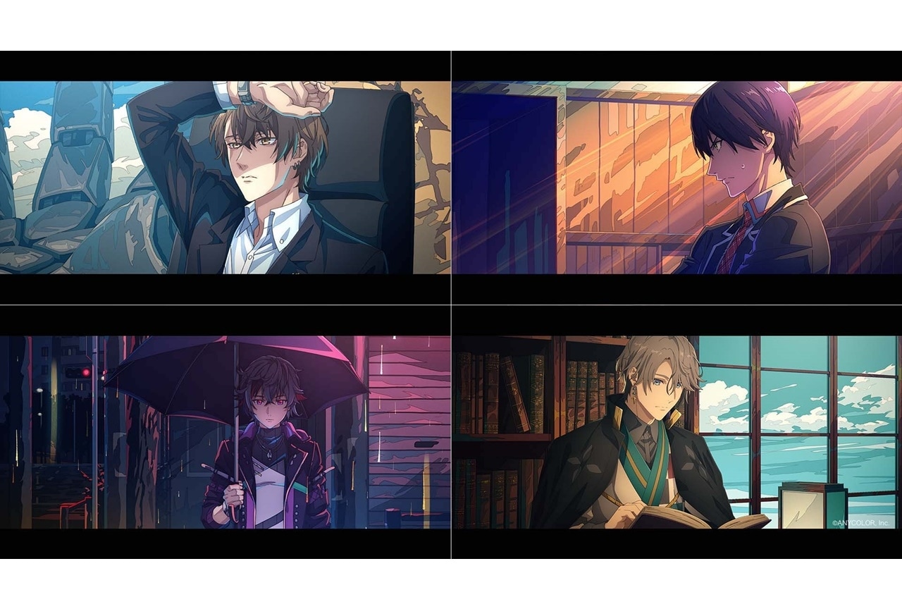 「にじさんじ」所属の男性ユニット「ROF-MAO」、初のミニアルバムより「知っている手紙」アニメMV公開