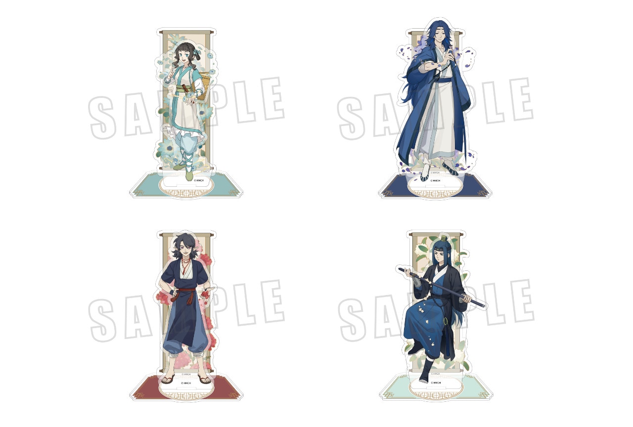 『藍渓鎮』の描き下ろしイラスト使用グッズ含む商品6種9/23発売