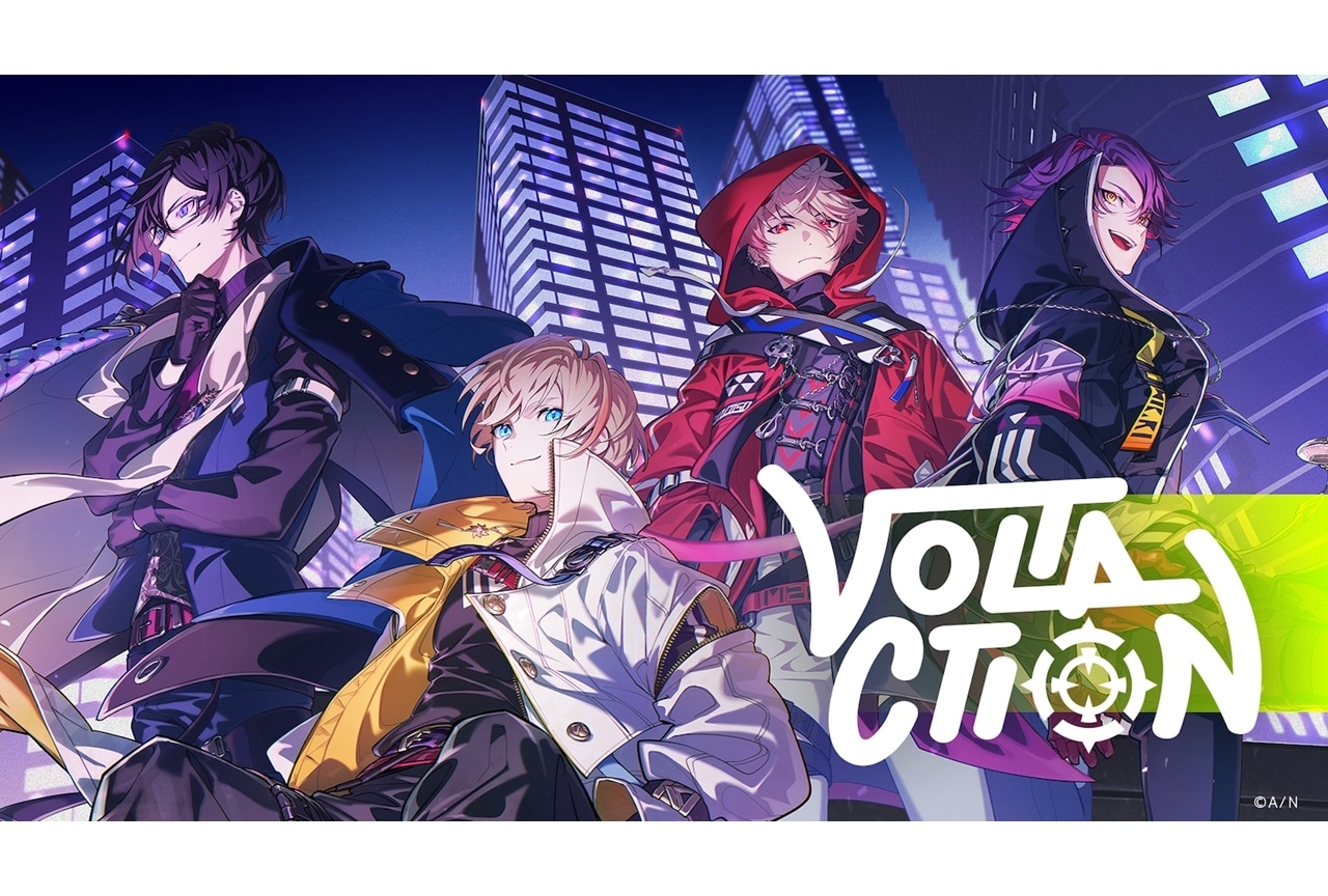 VTuberグループ「にじさんじ」より「VOLTACTION」として4名のライバーがデビュー！