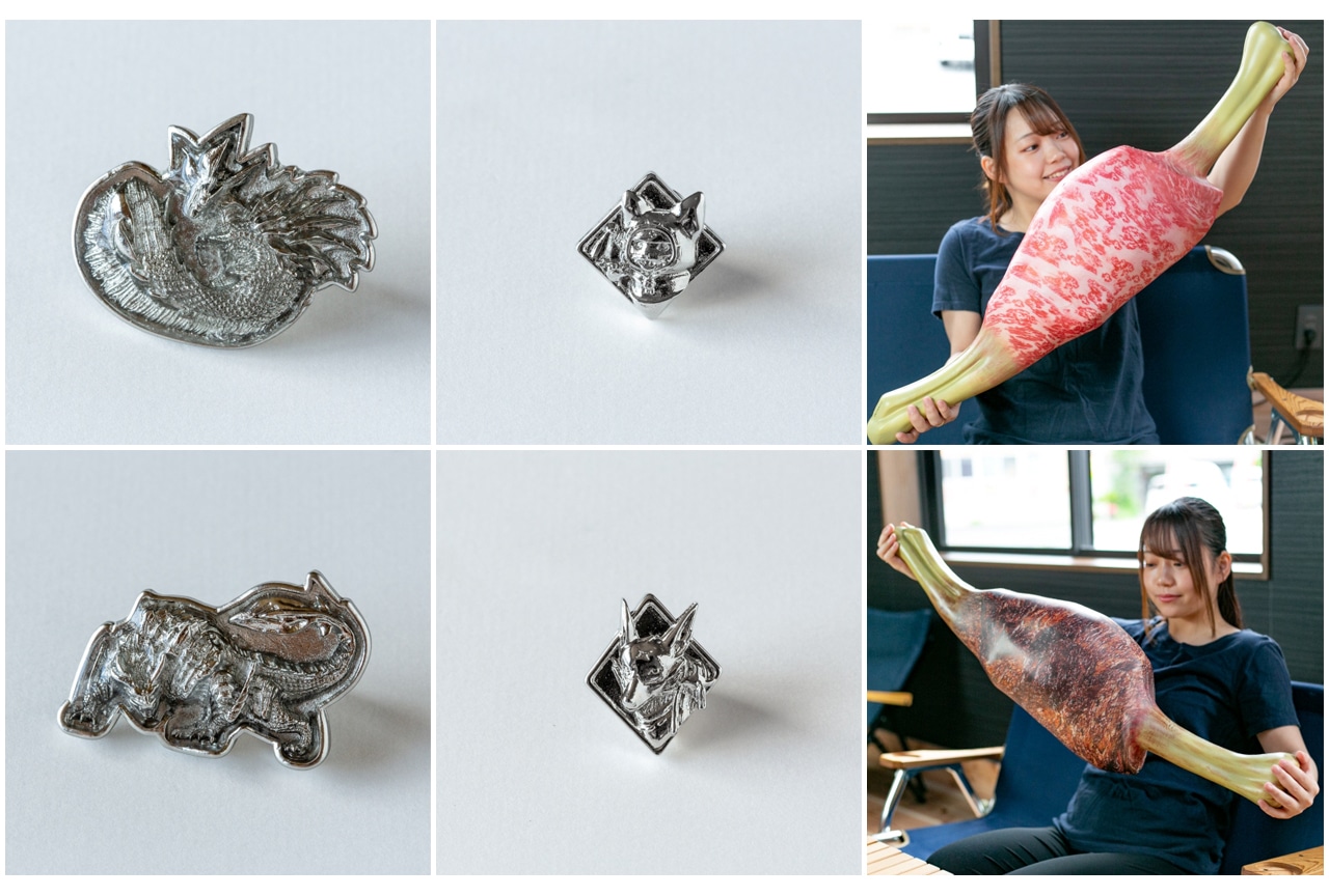 『モンハン』のピンブローチとまくらをアニメイト通販にて取扱開始!