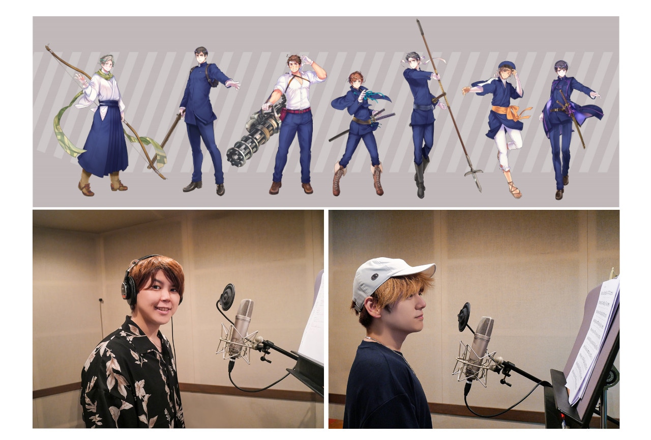 『総理倶楽部』キャラソン収録後の新祐樹＆内田雄馬インタビュー公開