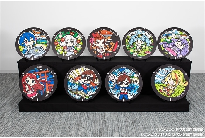 TVアニメ『ゾンビランドサガ』マンホール設置プロジェクトより第3弾設置決定！